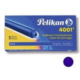 Pelikan Großraum-Tintenpatronen 4001 GTP/5, königsblau