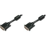 (€3,95*/1m) 2.00m Digitus DVI-D Anschlusskabel doppelt geschirmt (€3,95*/1m) 2.00m Digitus DVI-D Anschlusskabel doppelt geschirmt