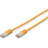 (&euro;1,38*/1m) 5.00m Digitus Cat. 5e Patchkabel SF/UTP RJ45 Stecker
