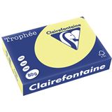 Clairefontaine Multifunktionspapier Troph‚e, A4, 80 g/qm,hellgelb Clairefontaine Multifunktionspapier Troph‚e, A4, 80 g/qm,hellgelb