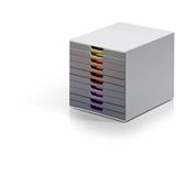 DURABLE Schubladenbox VARICOLOR 10, mit 10 Schubladen