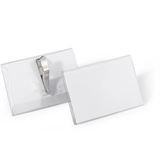 DURABLE Namensschild, mit Krokoklemme, 90 x 54 mm