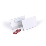 DURABLE Namensschilder, mit Magnet, 75 x 40 mm, transparent DURABLE Namensschilder, mit Magnet, 75 x 40 mm, transparent