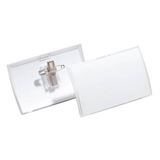 DURABLE Namensschild Click Fold, mit Kombiklemme, 90 x 54 mm DURABLE Namensschild Click Fold, mit Kombiklemme, 90 x 54 mm