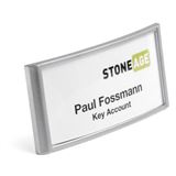 DURABLE Namensschild CLASSIC, mit Magnet, 65 x 30 mm, silber DURABLE Namensschild CLASSIC, mit Magnet, 65 x 30 mm, silber