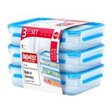 emsa Frischhaltedose CLIP & CLOSE, 3er Set, 1,20 Liter, blau emsa Frischhaltedose CLIP & CLOSE, 3er Set, 1,20 Liter, blau