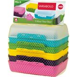 emsa Brotdose VARIABOLO Clipbox Set, 6-teilig, farbig
