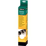 Fellowes Plastikbinderücken, DIN A4, 21 Ringe, 8 mm, weiß Fellowes Plastikbinderücken, DIN A4, 21 Ringe, 8 mm, weiß