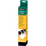 Fellowes Plastikbinderücken, DIN A4, 21 Ringe, 10 mm, weiß Fellowes Plastikbinderücken, DIN A4, 21 Ringe, 10 mm, weiß