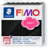 FIMO SOFT Modelliermasse, ofenh&auml;rtend, schwarz, 57 g