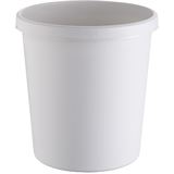 helit Papierkorb, 18 Liter, PE, rund, lichtgrau