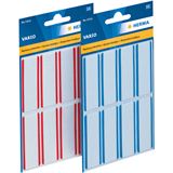 HERMA Namensetiketten 54 x 19 mm, Acetat-Seide, roter Rand HERMA Namensetiketten 54 x 19 mm, Acetat-Seide, roter Rand