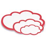 magnetoplan Moderationskarten Wolken, 430 x 265 mm