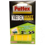 Pattex Montage Klebe-Strips, wieder ablösbar, gelb