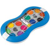 Pelikan Deckfarbkasten Space+, 12 Farben, blau