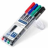 STAEDTLER Lumocolor Permanent-Marker 317M, 4er Etui