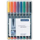 STAEDTLER Lumocolor Permanent-Marker 317M, 8er Etui