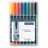 STAEDTLER Lumocolor Permanent-Marker 318F, 8er Etui