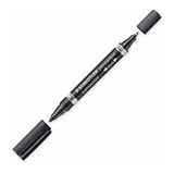 STAEDTLER Lumocolor Permanent-Marker duo, schwarz