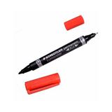 STAEDTLER Lumocolor Permanent-Marker duo, rot