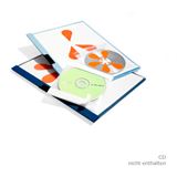 DURABLE Selbstklebetaschen CD/DVD FIX, PP, transparent