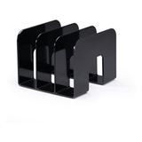 DURABLE Stehsammler TREND, Kunststoff, 3 F&auml;cher, schwarz