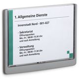 DURABLE T&uuml;rschild CLICK SIGN, DIN A5, graphit