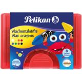 Pelikan Wachsmaler dick 665/8, rund, wasserfest