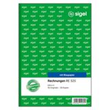 sigel Formularbuch "Rechnung", A5, 2 x 50 Blatt, Blaupapier