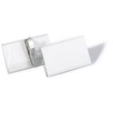 Durable Namensschild, mit Krokoklemme, 75 x 40 mm