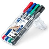 STAEDTLER Lumocolor Permanent-Marker duo, 4er Etui 348 WP4 STAEDTLER Lumocolor Permanent-Marker duo, 4er Etui 348 WP4