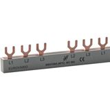 DOEPKE Phasenschiene 3ph 17,5mm 140mm 10qmm 120A Gabel Isoliert DOEPKE Phasenschiene 3ph 17,5mm 140mm 10qmm 120A Gabel Isoliert