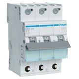 Hager Leitungsschutzschalter B 16A 3p 415V 6kA 3TE AC 50Hz Hager Leitungsschutzschalter B 16A 3p 415V 6kA 3TE AC 50Hz