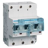 Hager SLS-Schalter E 3p REG 50A 230V 690V/Ui 25kA 6kV Gr:2 IP2X Hager SLS-Schalter E 3p REG 50A 230V 690V/Ui 25kA 6kV Gr:2 IP2X