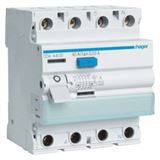 Hager FI-Schutzschalter A 4p 400V 40A 0,03A 4TE REG DIN-Schiene(REG) Hager FI-Schutzschalter A 4p 400V 40A 0,03A 4TE REG DIN-Schiene(REG)
