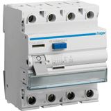 Hager FI-Schutzschalter A 4p 400V 63A 0,5A 4TE REG DIN-Schiene(REG) Hager FI-Schutzschalter A 4p 400V 63A 0,5A 4TE REG DIN-Schiene(REG)