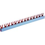 Pollmann Phasenschiene 2ph 17,8mm 210mm 10qmm 63A Gabel Isoliert Pollmann Phasenschiene 2ph 17,8mm 210mm 10qmm 63A Gabel Isoliert