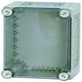 Moeller Wandgehäuse IP65 Kst B187,5xH250xT150mm ET125mm transp Moeller Wandgehäuse IP65 Kst B187,5xH250xT150mm ET125mm transp