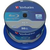 Verbatim BD-R 25GB/1-6x Cakebox 50-Stück