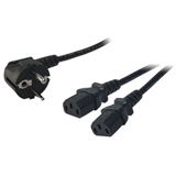 (€4,60*/1m) 1.50m LogiLink Stromkabel Schutzkontakt Stecker auf (€4,60*/1m) 1.50m LogiLink Stromkabel Schutzkontakt Stecker auf