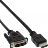 (€13,80*/1m) 0.50m InLine HDMI Adapterkabel HDMI-Stecker auf DVI (€13,80*/1m) 0.50m InLine HDMI Adapterkabel HDMI-Stecker auf DVI
