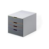 Durable Schubladenbox VARICOLOR 4, mit 4 Schubladen