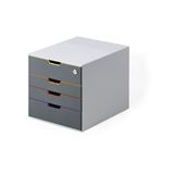 Durable Schubladenbox VARICOLOR 4 SAFE, mit 4 Schubladen