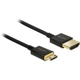 (€25,80*/1m) 0.50m Delock HDMI Anschlusskabel High-Speed mit (€25,80*/1m) 0.50m Delock HDMI Anschlusskabel High-Speed mit