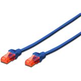 (&euro;1,63*/1m) 3.00m Digitus Cat. 6 Patchkabel U/UTP RJ45 Stecker