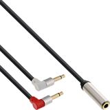 InLine Slim Audio Kopfhörer Flugzeug-Adapterkabel, 2x 3,5mm InLine Slim Audio Kopfhörer Flugzeug-Adapterkabel, 2x 3,5mm