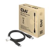 (EUR 11,90* / 1 m) 1.00m Club 3D USB3.1 Anschlusskabel USB A Stecker auf USB C Stecker Schwarz (EUR 11,90* / 1 m) 1.00m Club 3D USB3.1 Anschlusskabel USB A Stecker auf USB C Stecker Schwarz