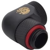 Bitspower Adapter 90 Grad G1/4 Zoll auf IG 1/4 Zoll 2x drehbar carbon Bitspower Adapter 90 Grad G1/4 Zoll auf IG 1/4 Zoll 2x drehbar carbon
