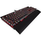 Corsair K70 LUX Red LED CHERRY MX Red USB Deutsch schwarz Corsair K70 LUX Red LED CHERRY MX Red USB Deutsch schwarz