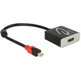 Delock Displayport 1.2 Adapter aktiv Mini Displayport Stecker auf Delock Displayport 1.2 Adapter aktiv Mini Displayport Stecker auf